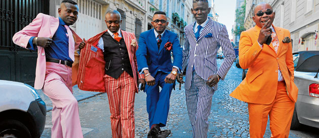 The Sapeurs. Image from http://www.chicamod.com/2015/03/31/sapeurs-congolese-fashionistas-breathe-eat-live-fashion/